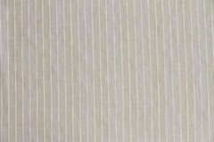 Discount Fabric SEMI-SHEER White & Creme Stripe Drapery