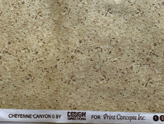 “Cheyenne Canyon” Quilt Blender Fabric By Print Concepts Brown Tan Specks BTHY