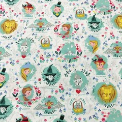 1 FQ Fat Quarter Dorothys Journey Vignette Jill Howarth Cotton Fabric 18″ x 21″