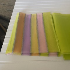 SILK Multicolor 1 Yard x 43 Inches Wide or 36 Inches x 43 Wide
