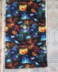 Robert Kaufman Stargazers Solar System Fabric One yard planets stars