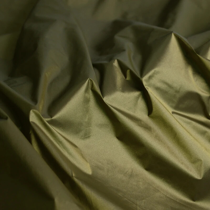 58” Wide By Yards Shiny Down Jacket Material 2 Tone Shading Nylon Coated Fabric