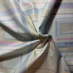 R. Anton-Moseler Fabric Germany Polished Cotton 52″Wide Pastel Window Pane