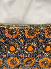 21st Century Textiles Polytex Tanzania print fabric 58″ x 38″(brown & orange)