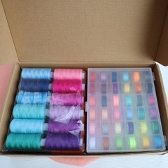 72 PCS Sewing Thread Assortment, 36 Color for Standard, Multicolor