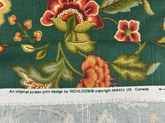 Richloom Mystery Green Grotto Multicolor Floral Upholstery Fabric-109” X 54”