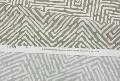 ROBERT ALLEN RANDILI VIEW TWINE BEIGE GEOMETRIC CRYPTON HOME FABRIC BY YARD 54″W