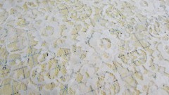 BTY ROSES FLORAL LACE Fabric Very subtle Off White/SNOW Color soft 56-58 Wide