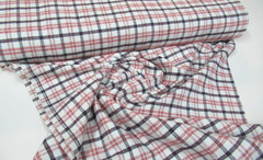 MARCUS designer fabric PRIMO FLANNEL PLAID cream 12 yds (091421) Yarn Dyed BOLT!