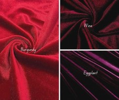 Stretch Velvet Fabric Green 4 Way Polyester Spandex Soft Velour 59 Inch