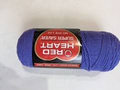 Red Hear yard bundle lot of 5 Pin, white, blue, purple red No Dye lot