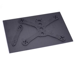 Carbon Fiber Plate Sheet 200mm X 300mm X 3mm 3K for DIY Drone Frame – Strong