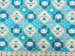 Hello Kitty Flowery Fabric – BTFQ: 18” x 28”