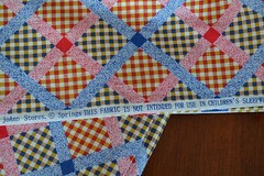 By 1/2 Yd, 43″ Wide, “Granny’s Feed Sack” Reproduction Quilt Cotton/Springs,M445