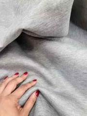 Fabric sold by the Yard Stretch Scuba Gray Matte Super Techno Fashion