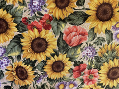 Quest For A Cure Charleston Garden 1523 Northcott Floral Cotton Fabric 1/2 Yard