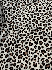 Leopard or Cheetah Spots Animal Print – 100% Rayon Challis Fabric