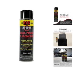 15oz Big Can Black Spray Dye – Ultimate Upholstery Restorer for Interior Revi…