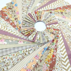 Cotton Jelly Roll Fabric Strips PreCut Quilting Bundles 2.5×19.6 Inch 42 PCS