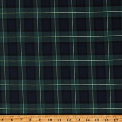 Cotton Robert Kaufman Sevenberry Classic Plaid Twill Fabric by the Yard D154.06