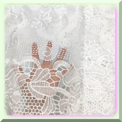 Ivory African Cord Lace Fabric Water-Soluble