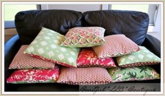 BonEful Fabric FQ Cotton DECOR Small Little GINSENG Flower Retro Stripe Dot RARE