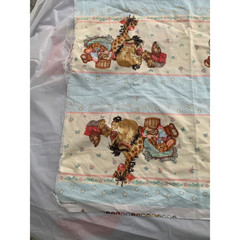 Daisy Kingdom 2058 Once Upon a Time! Crib Border Bear Giraffe Rabbit – 1 Panel