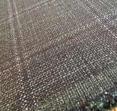 Loro Piana Silk Air Wool Silk Blend Fabric Green Check 2.0m/ 2.2yd Italy