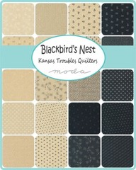 Moda BLACKBIRD’S NEST Kansas Troubles MINI CHARM PACK 42- 2 1/2″ squares