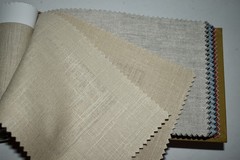 FABRIC SAMPLE BOOK Multicolor PACIFIC LINEN Jaclyn Smith Home 49pcs LOT 55%Linen
