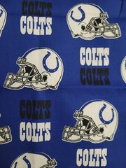 Indianapolis Colts Football-NFL-100% Cotton Woven Quilt Fabric-1/3 Yd.-17.5″x29″