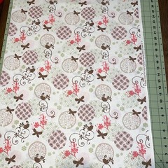 Richloom Butterflies Paisley Print Quilting Decorator Fabric 42” x 27” Vintage