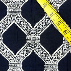 Blue and White Lattice Upholstery Fabric 3.5 yds Recover Sofa Chair Ottoman