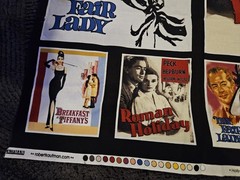 42 X 47 Hollywood 1985 Cinema Robert Kaufman Fabrics Audrey Hepburn Fair Lady