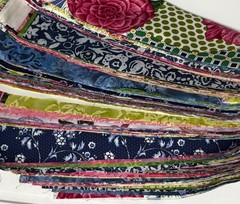 Quilting Fabric Strip Bundle 2.5″ Precut Jelly Roll Style 40 Coordinated Floral