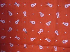 Wamsutta OTC VALENSTINE`S Cotton Fabric HEARTS ALLOVER RED/WHITE 1Y BY 44″