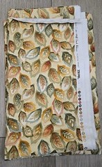 Mill Creek Leaf Print Cotton Decorator Fabric 60x 56″ Zepel Stain Resistant
