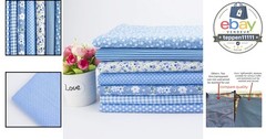 Cotton Fabric 7Pcs 9.8″ x 9.8″ Quilting Patchwork Bundles