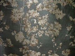Romo Sakuya Gunmetal Silk Wool Blend Jacquard Curtain Fabric PM
