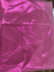 Lot of Fabric, shiny pink, blue and silver, 5oz