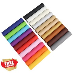20PCS 12×8 Inches (30×20 CM) Faux Litch Leather Sheets, A4 Soft Textured PU S…