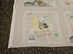 Star Bright Panel 23×42 P&B Textiles Animals Hot Air Balloon Blocks
