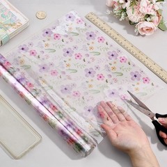 Printed TPU Jelly Faux Leather Fabric,79x13inch TPU Embroidery Material Color…