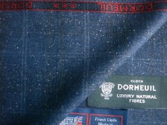 DORMEUIL 67% WOOL & 33% SILK JACKETING/SUITING FABRIC “Dorsilk Red” = 2.0 m.