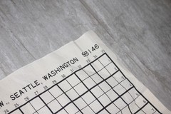 VTG Knitting Machine Pattern Service Seattle Washington Numbered Grid Fabric NEW