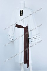 Spock Costume for Star Trek The Voyage Home Cosplay Kimono Robe White Outfit