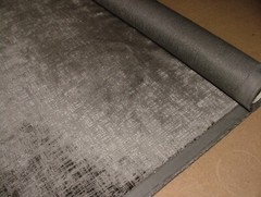 iLiv Textured Velvet Fabric 1.4 Metres Loch Jet Black Upholstery Cushion Curtain