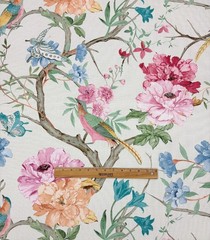 COVINGTON ELIANA GARDEN BIRD FLORAL BUTTERFLY MULTIPURPOSE FABRIC BY YARD 54″W