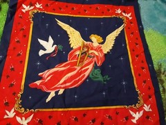 Fabric 3 Angels Pillow Or Quilt Panels 17 L X 17 W Multicolor
