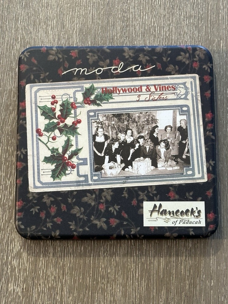 Moda Hollywood & Vines by 3 Sisters Quilt Fabric Charm Pack in Collector Tin